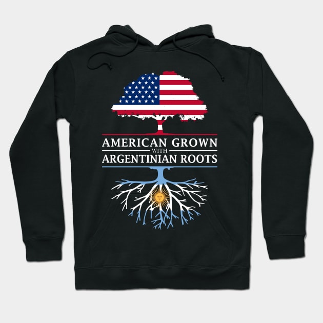 American Grown with Indian Roots - India Shirt Hoodie by Family Heritage Gifts